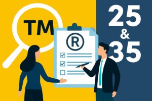 CLASSE 25 E 35 NO INPI – REGISTRO DE MARCAS