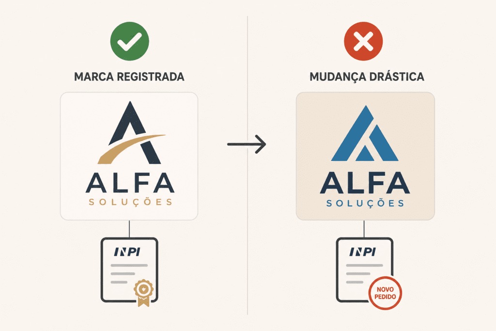 MUDEI MEU LOGOTIPO, PRECISO FAZER UM NOVO REGISTRO NO INPI