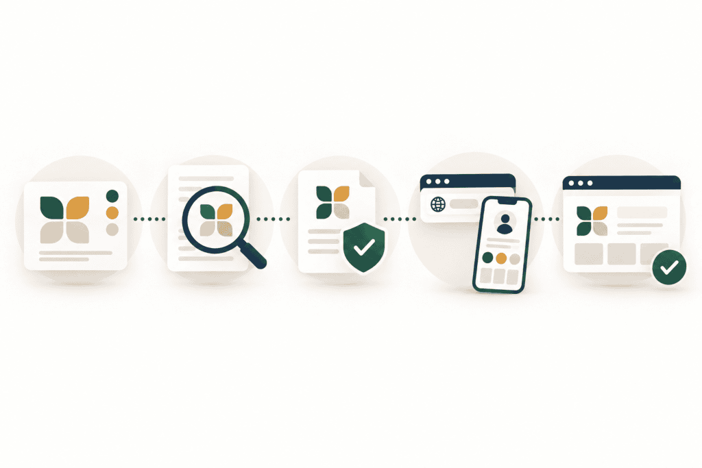 ANTES DE LANÇAR UMA MARCA NA INTERNET: CHECKLIST DE INPI, DOMÍNIO, REDES SOCIAIS E SITE